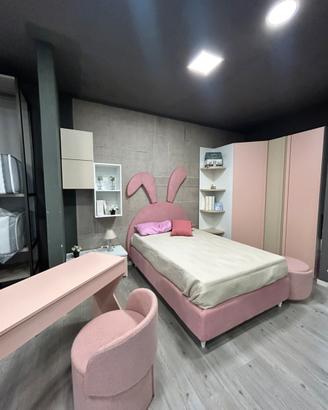 Cameretta bambina completa  Pink Bunny