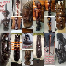 15 sculture etniche vintage africane originali