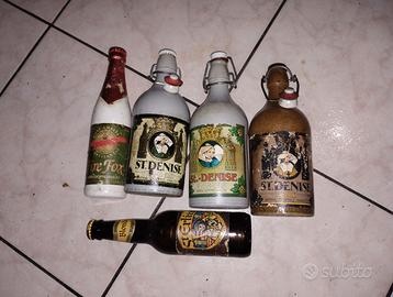 Varie bottiglie birra vintage