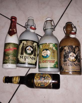 Varie bottiglie birra vintage