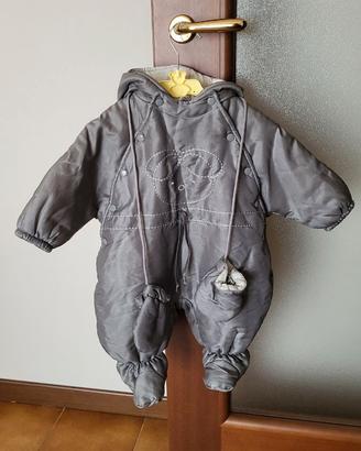 Chicco tutina imbottita neonato 56 cm Thermore