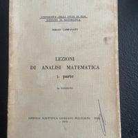 lezioni di analisi matematica vintage