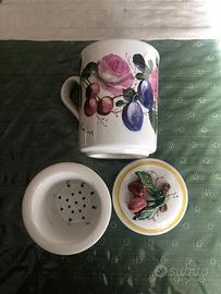 Tazza decorata a mano