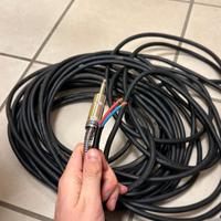 2 cavi Jack 6,35 mm (1/4") con lato esposto e hifi