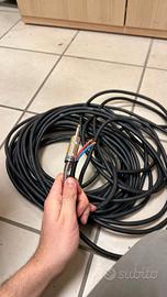 2 cavi Jack 6,35 mm (1/4") con lato esposto e hifi