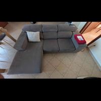 divano con penisola intercambiabile 