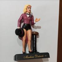 MARLENE DIETRICH FIGURINA PVC Figura 5" Gomma Dura