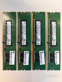 KIT 32GB RAM DDR4 2400 ECC RDIMM (4×8GB)