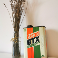 Lattina di olio Castrol vintage