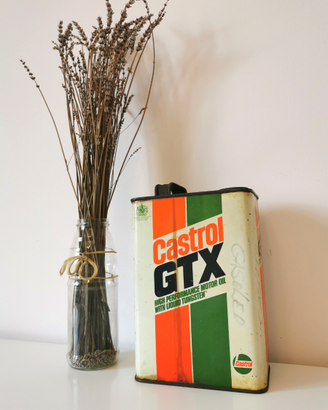 Lattina di olio Castrol vintage