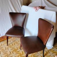 Poltroncine vintage in pelle 