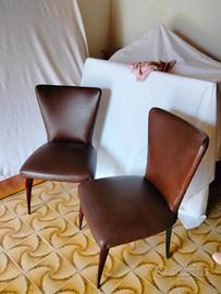 Poltroncine vintage in pelle 