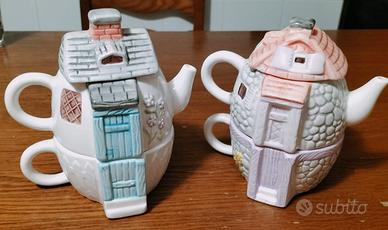 Teiera con tazze
