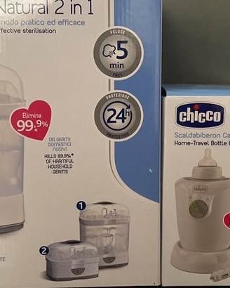 Sterilizzatore e scaldabiberon casa-viaggio Chicco