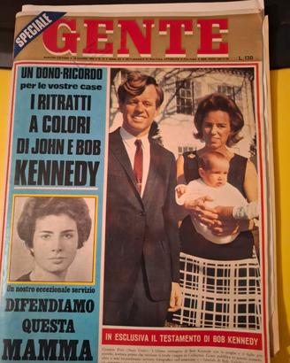 rivista vintage gente n. 25 del 19/6/1968 