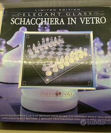 🔥 Scacchiera in vetro  ✨ Limited Edition