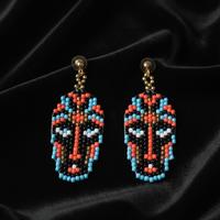 Orecchini Vintage Etnici Testa di Moro Artigianali