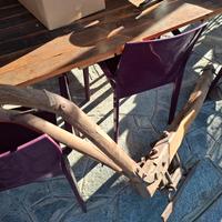Antico aratro in legno originale 