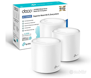 TP-Link Deco X50 Mesh WiFi Set (confezione da 3)