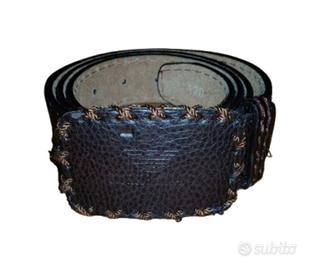 Cintura in Pelle Giorgio Armani Vintage Tg. 120