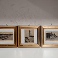 Tre quadretti di Viadana con cartoline d'epoca 