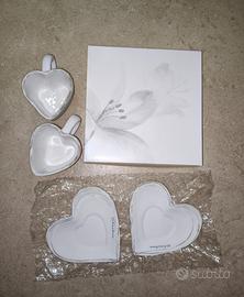 14 set di bomboniere tazzine e piattini nuovi