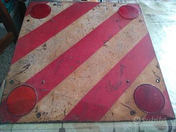 CARTELLO STRADALE PER CARICHI SPORGENTI ANNI 60