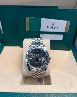 Rolex datejust 41mm wimbledon 2020 full 126334