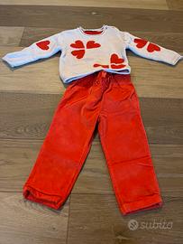 completo pantalone e maglioncino 9 mesi