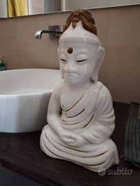 Budda in ceramica lucida altezza 38 cm 
