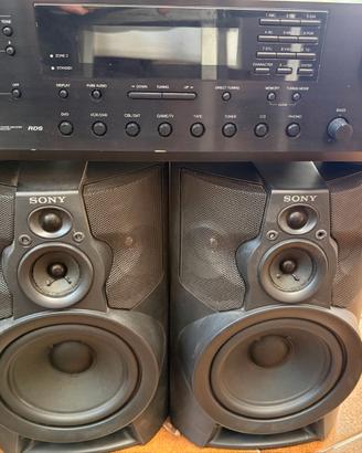 Sintoamplificatore con casse