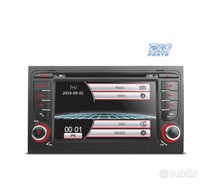 NAVIGATORE RADIO 7" PER AUDI A4 B6 B7 00-07 USB G