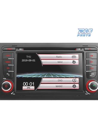 NAVIGATORE RADIO 7" PER AUDI A4 B6 B7 00-07 USB G