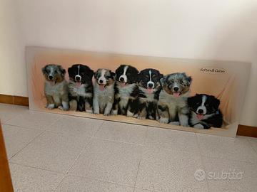 Quadro cani per cameretta