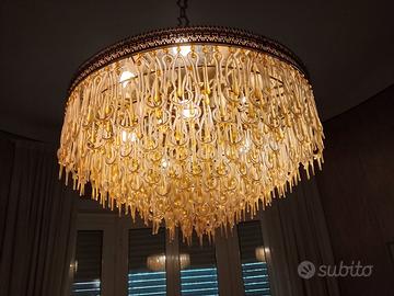 Lampadario di murano anni '70