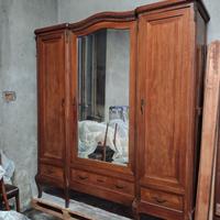 Armadio Anni 30  doppia anta con specchio