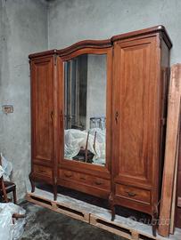 Armadio Anni 30  doppia anta con specchio