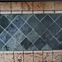 Mattonelle in marmo travertino 