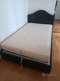 Letto Flou una piazza e 1/2 con contenitore