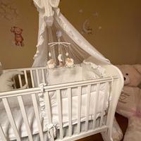 LETTO PER BIMBI NEONATO USATO POCCHISSIMO BIANCO