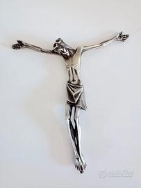 Crocifisso corpo di cristo in metallo