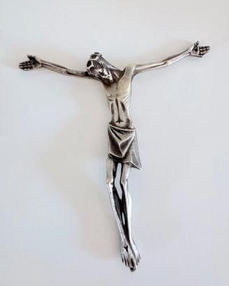 Crocifisso corpo di cristo in metallo