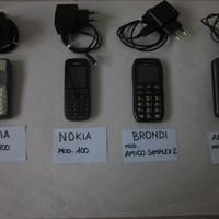 Nr. 4 TELEFONI CELLULARI VINTAGE (solo in blocco)