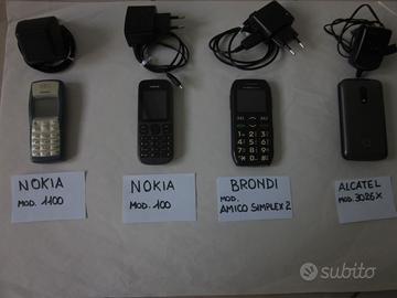Nr. 4 TELEFONI CELLULARI VINTAGE (solo in blocco)