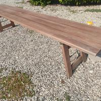 panca in legno stile naturale 