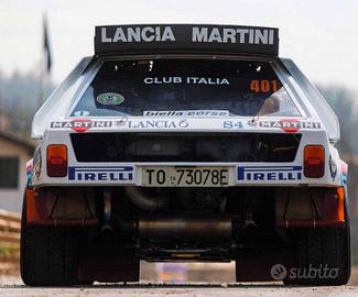 Targa bianca TO ex ricambio Lancia Martini Delta S