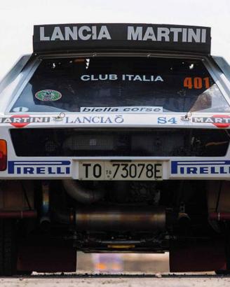 Targa bianca TO ex ricambio Lancia Martini Delta S