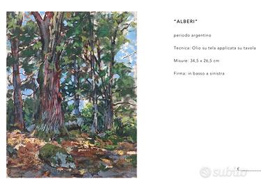 QUADRO - ZAGO LUIGI - ALBERI