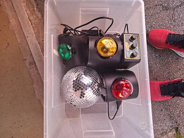 luci discoteca per party 