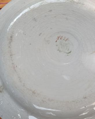 7 piatti antichi ceramica lombarda
